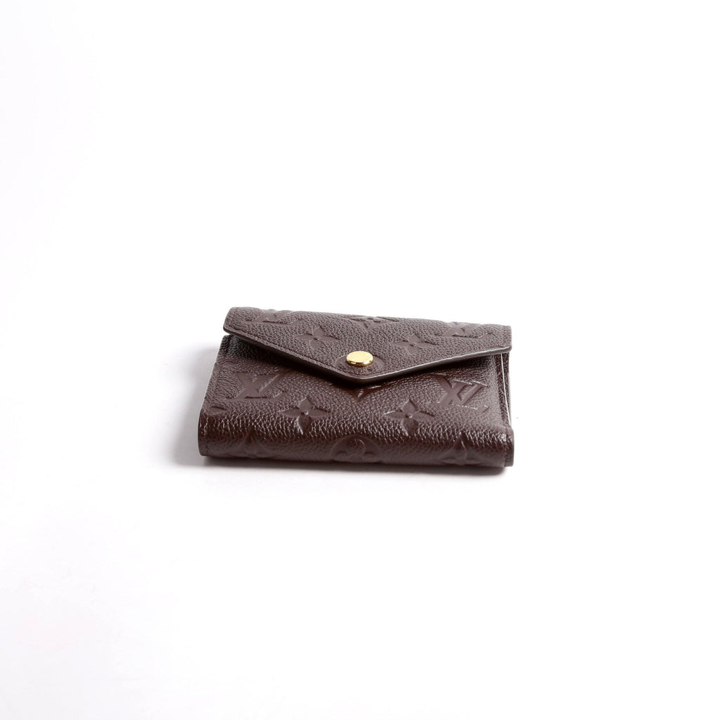 Victorine Wallet Empreinte Brown