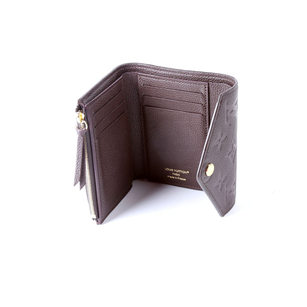 Victorine Wallet Empreinte Brown