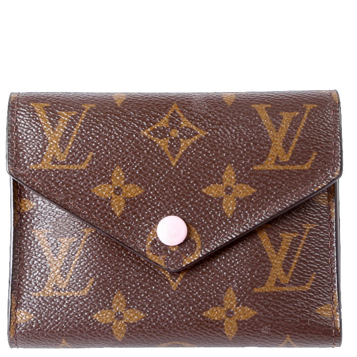 Victorine Wallet Monogram Pink