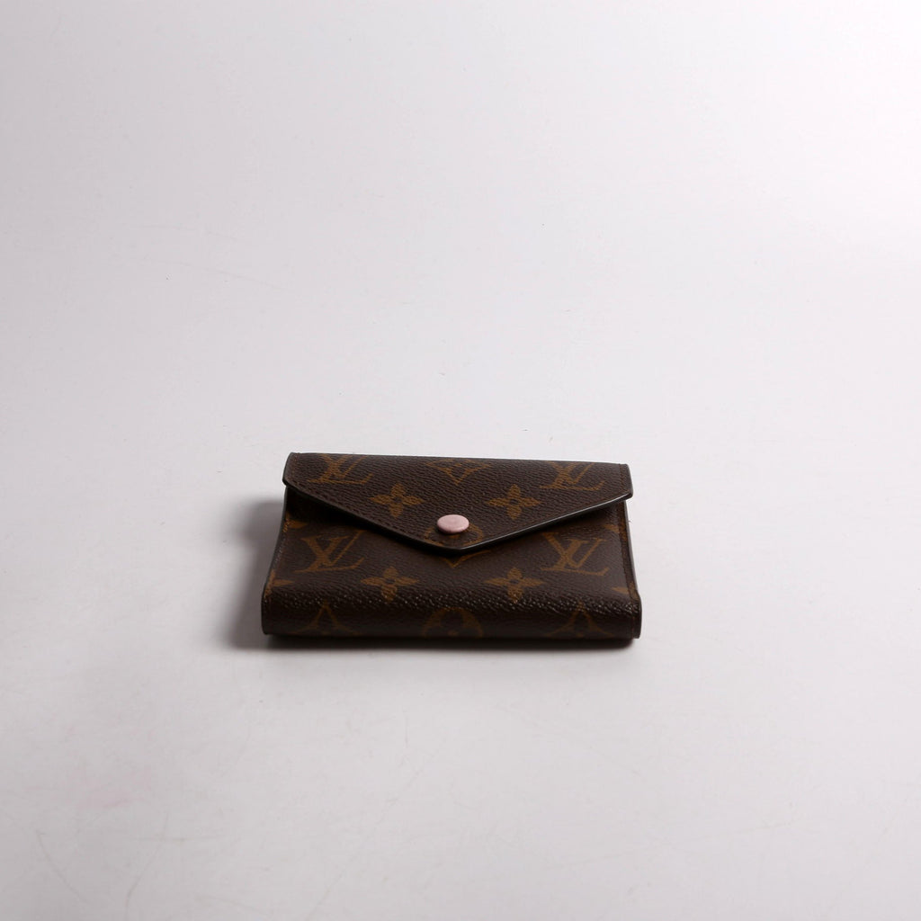 Victorine Wallet Monogram Pink