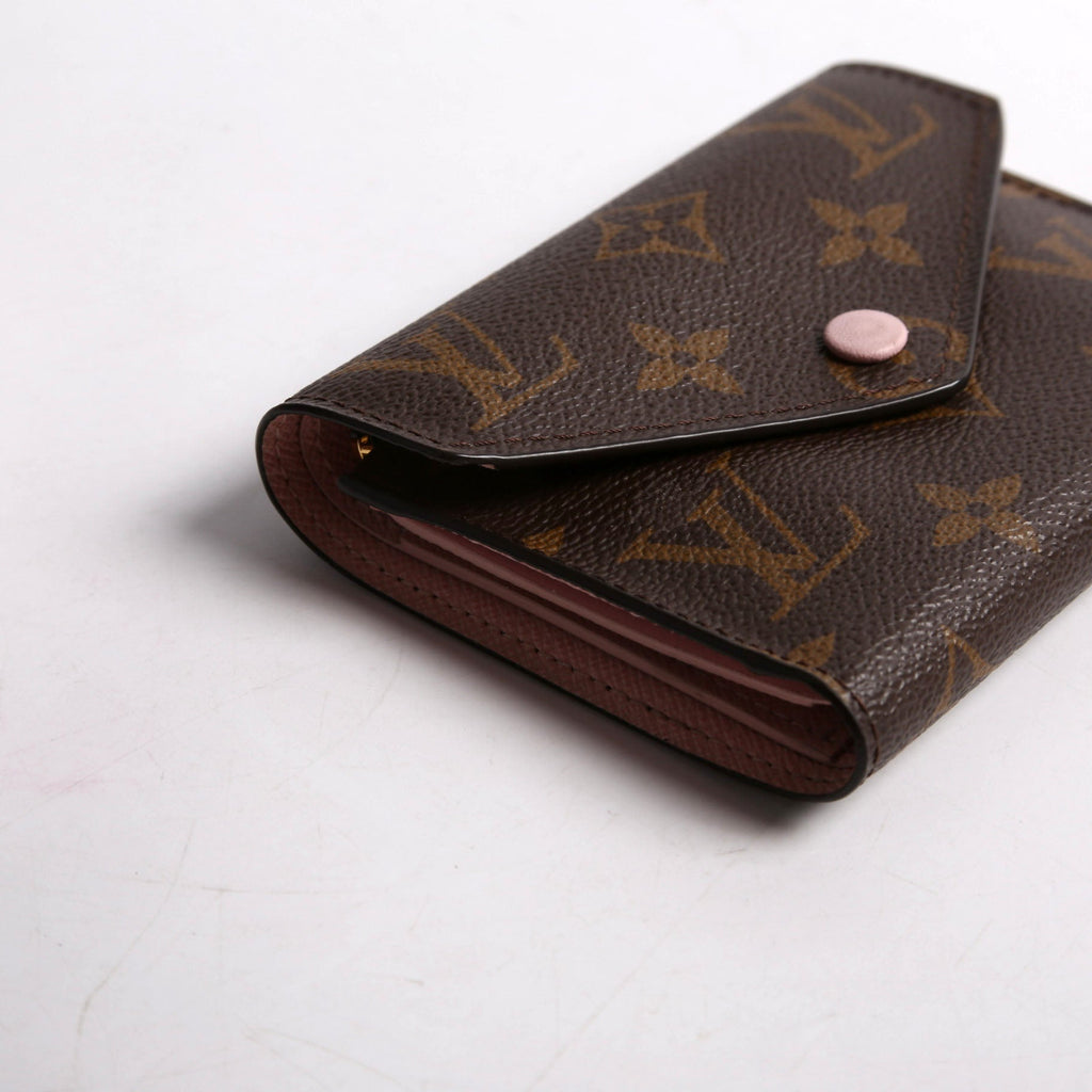 Victorine Wallet Monogram Pink