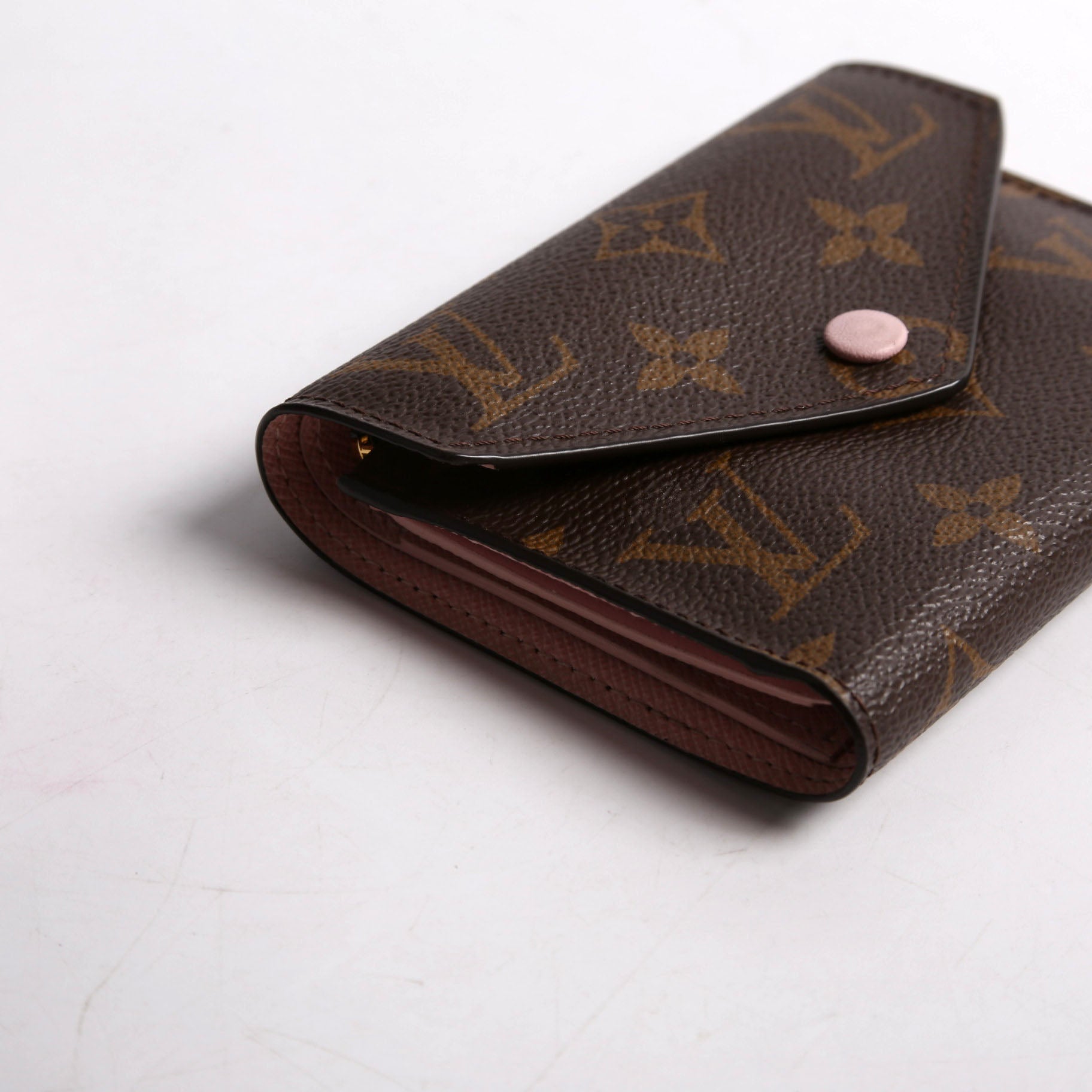 Victorine Wallet Monogram Pink