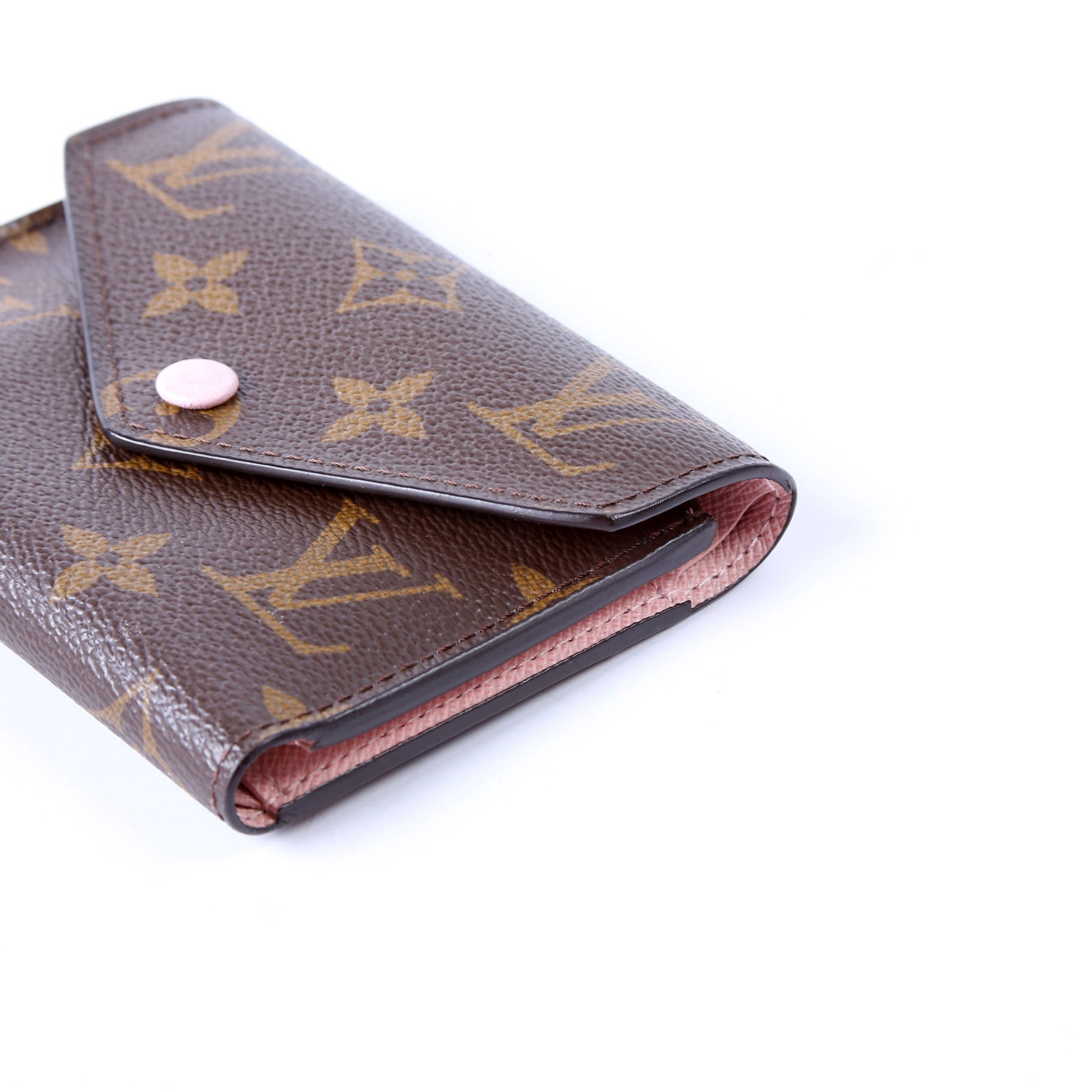 Victorine Wallet Monogram Pink