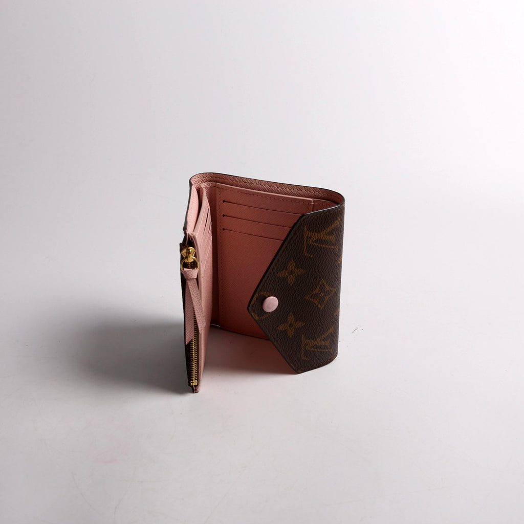 Victorine Wallet Monogram Pink