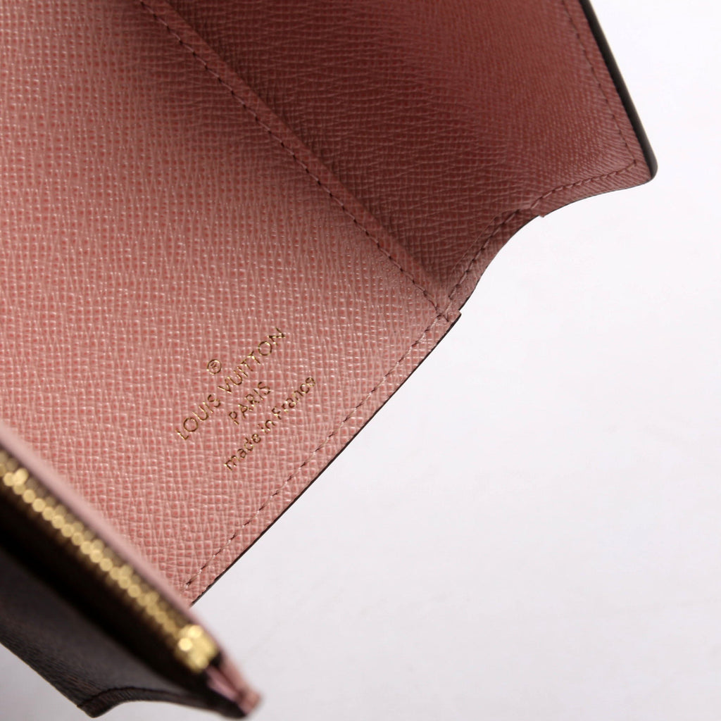 Victorine Wallet Monogram Pink