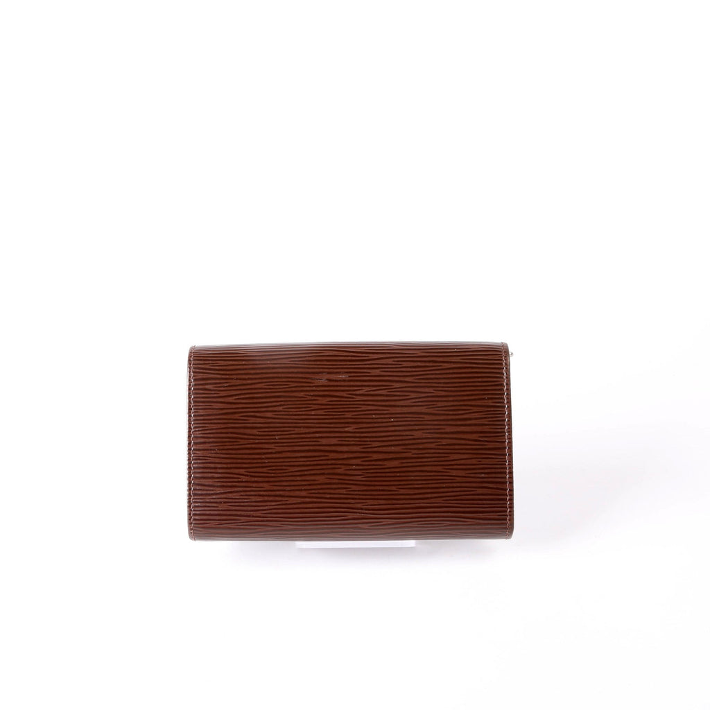 Porte Monnaie Billets Tresor Wallet Epi Brown