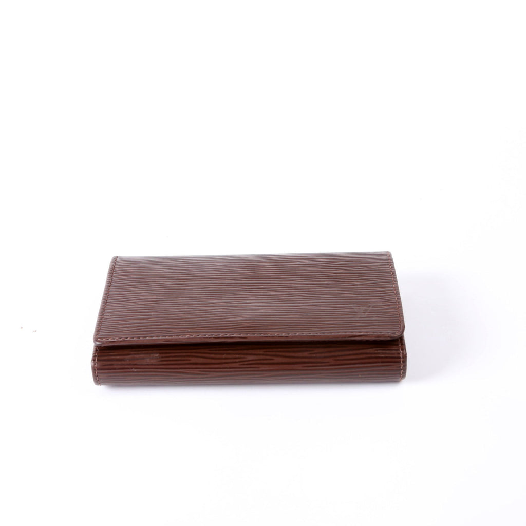 Porte Monnaie Billets Tresor Wallet Epi Brown