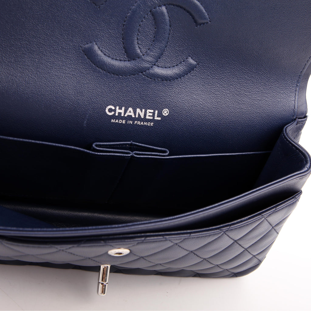 Classic Flap Medium Lambskin Blue 29M