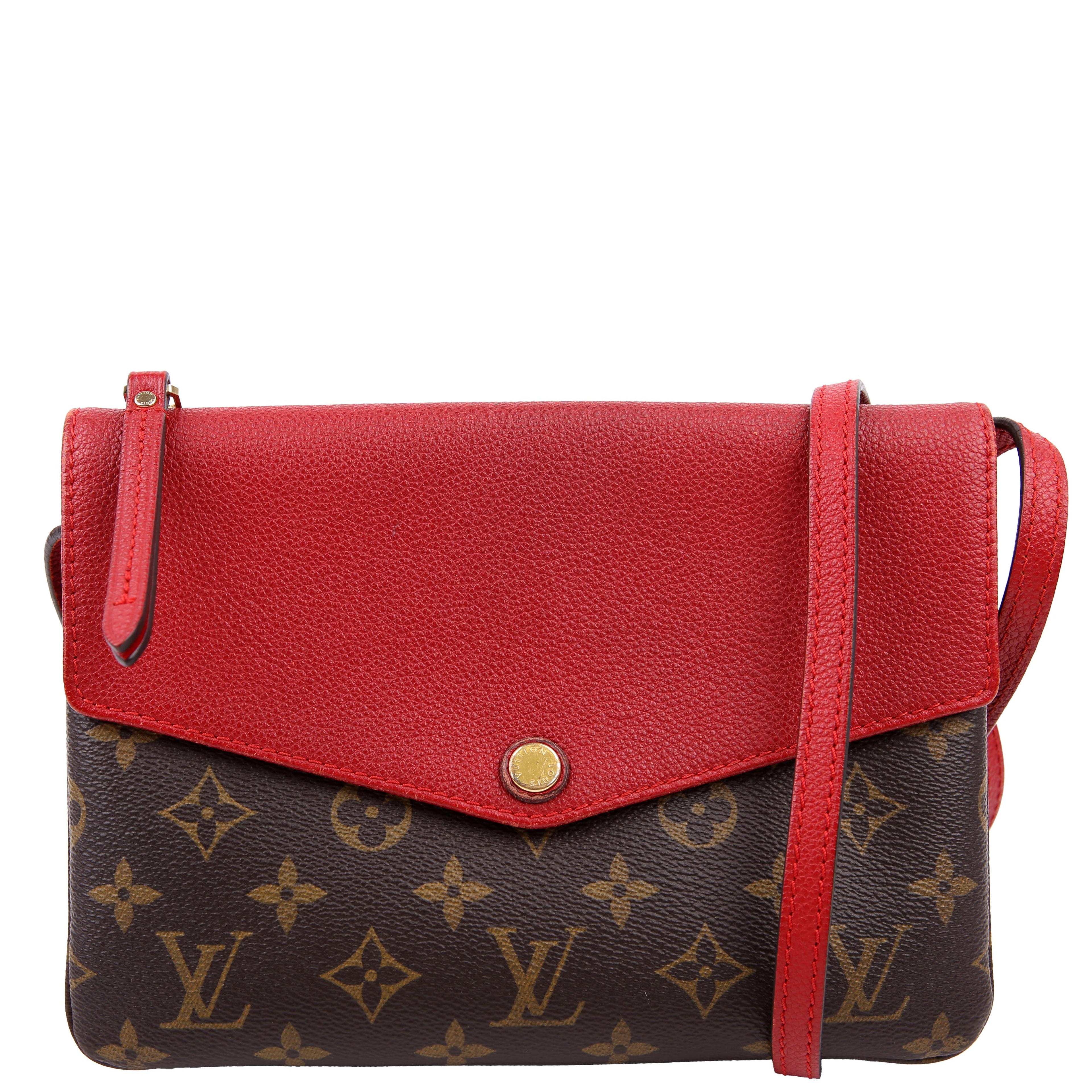Pochette Twice Monogram Red