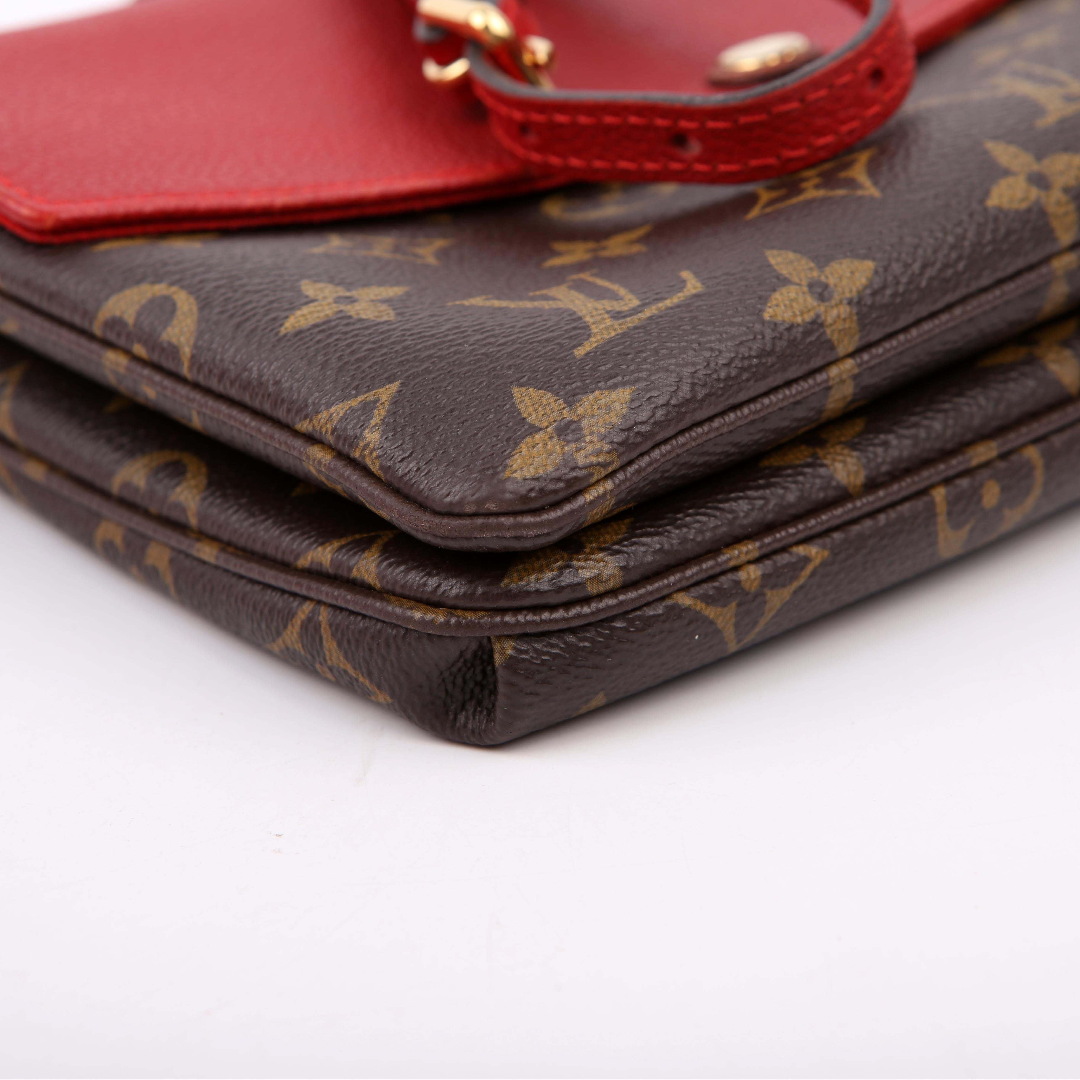 Pochette Twice Monogram Red