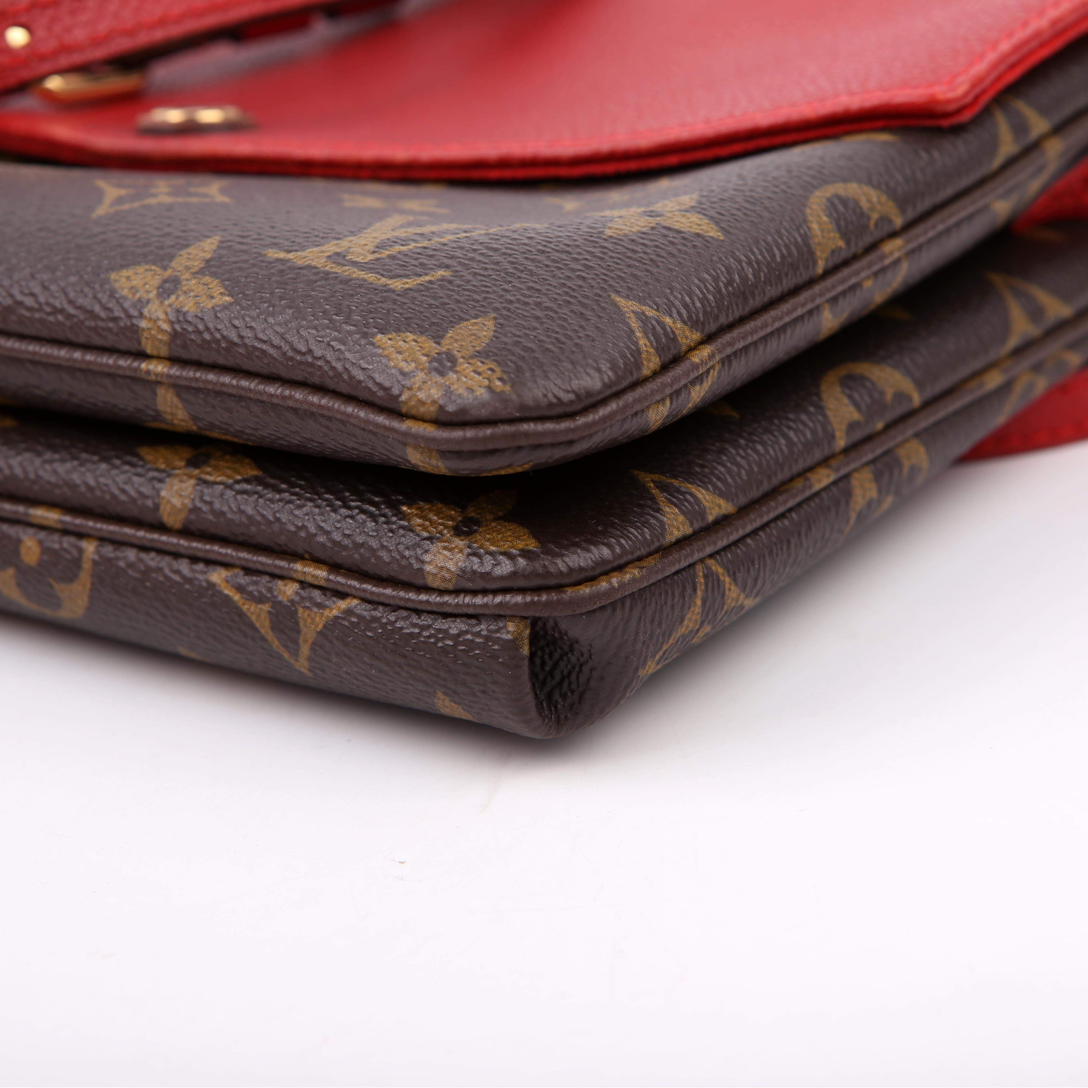 Pochette Twice Monogram Red