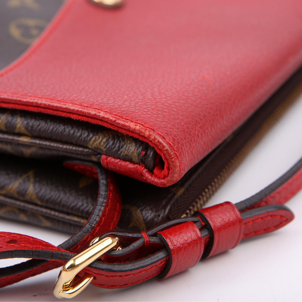 Pochette Twice Monogram Red