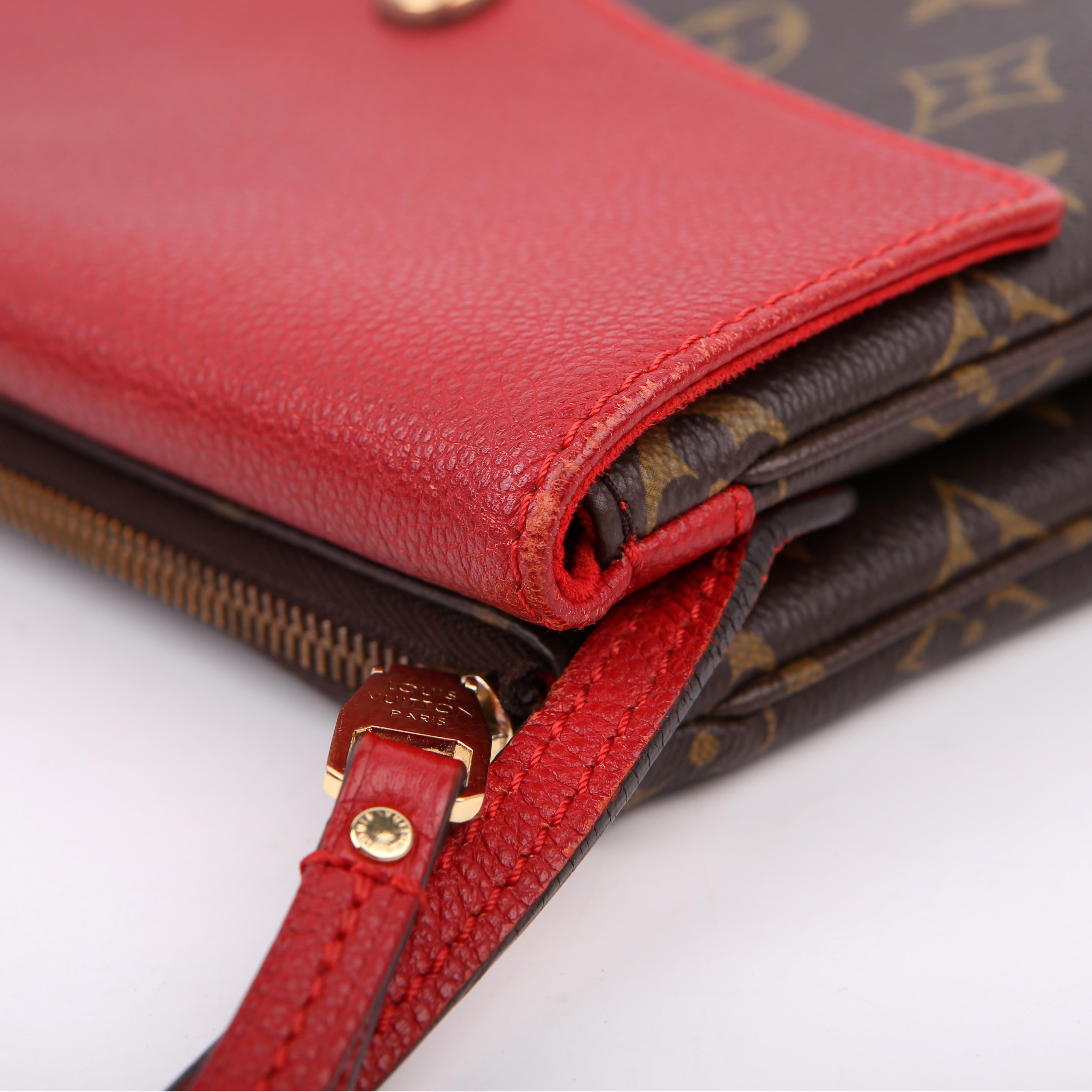 Pochette Twice Monogram Red