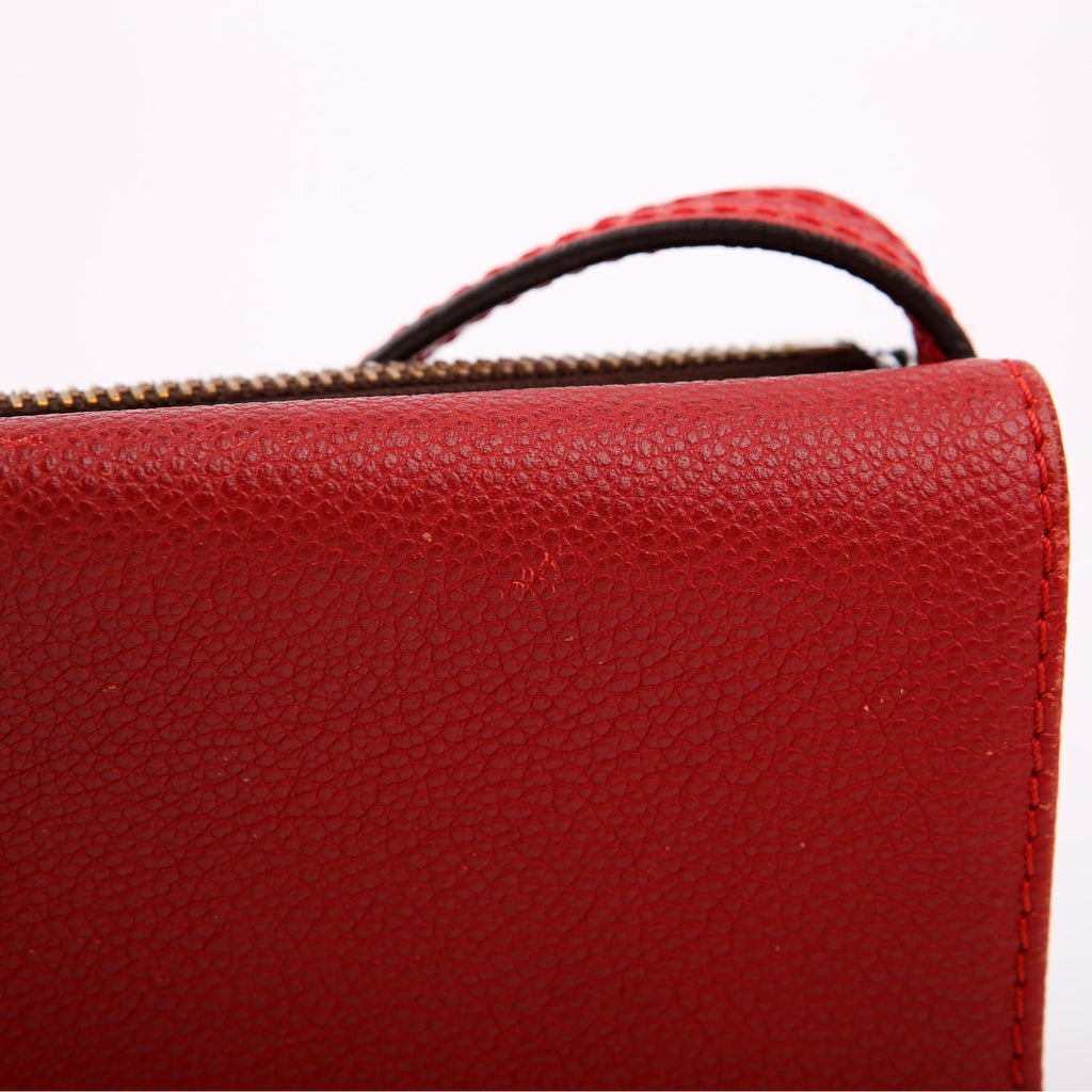 Pochette Twice Monogram Red