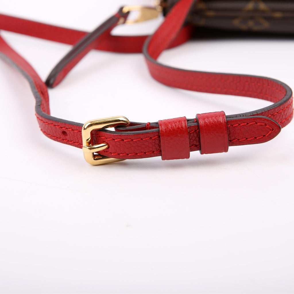Pochette Twice Monogram Red