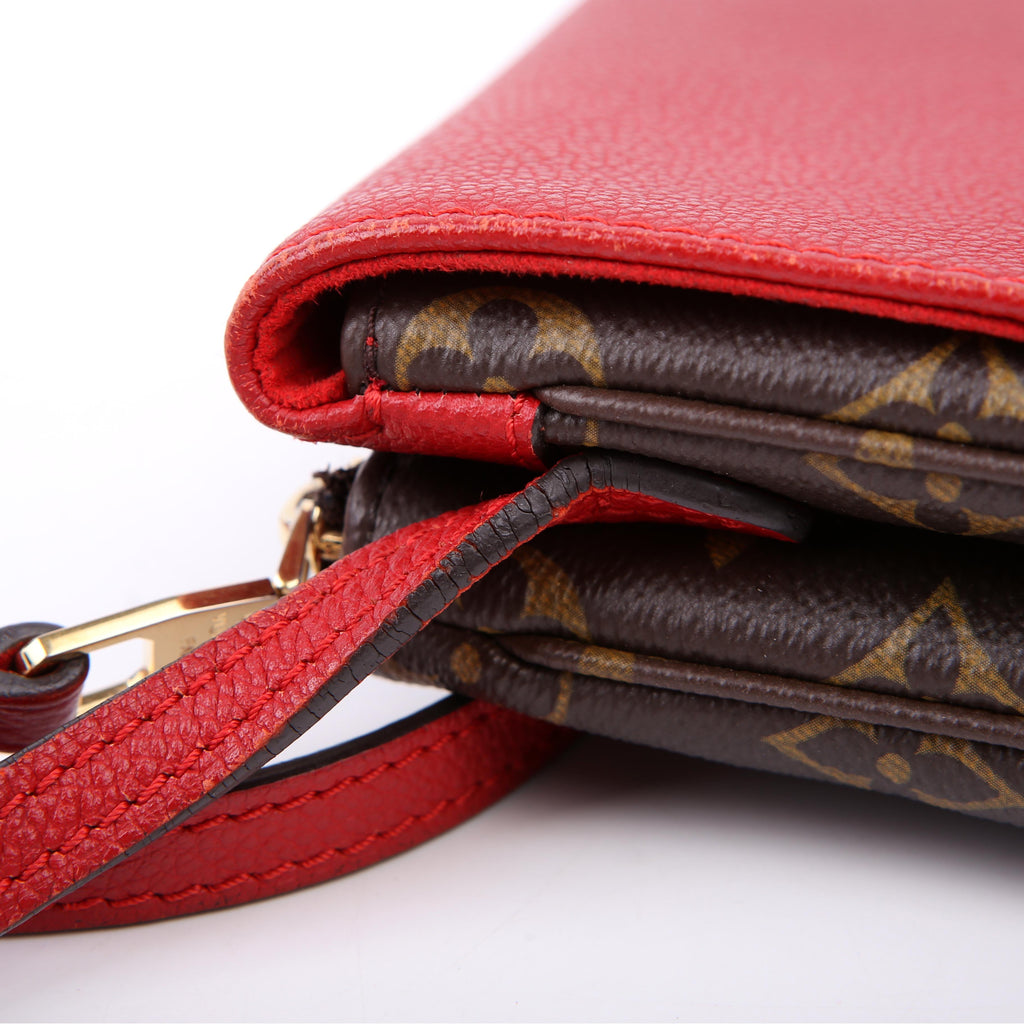 Pochette Twice Monogram Red