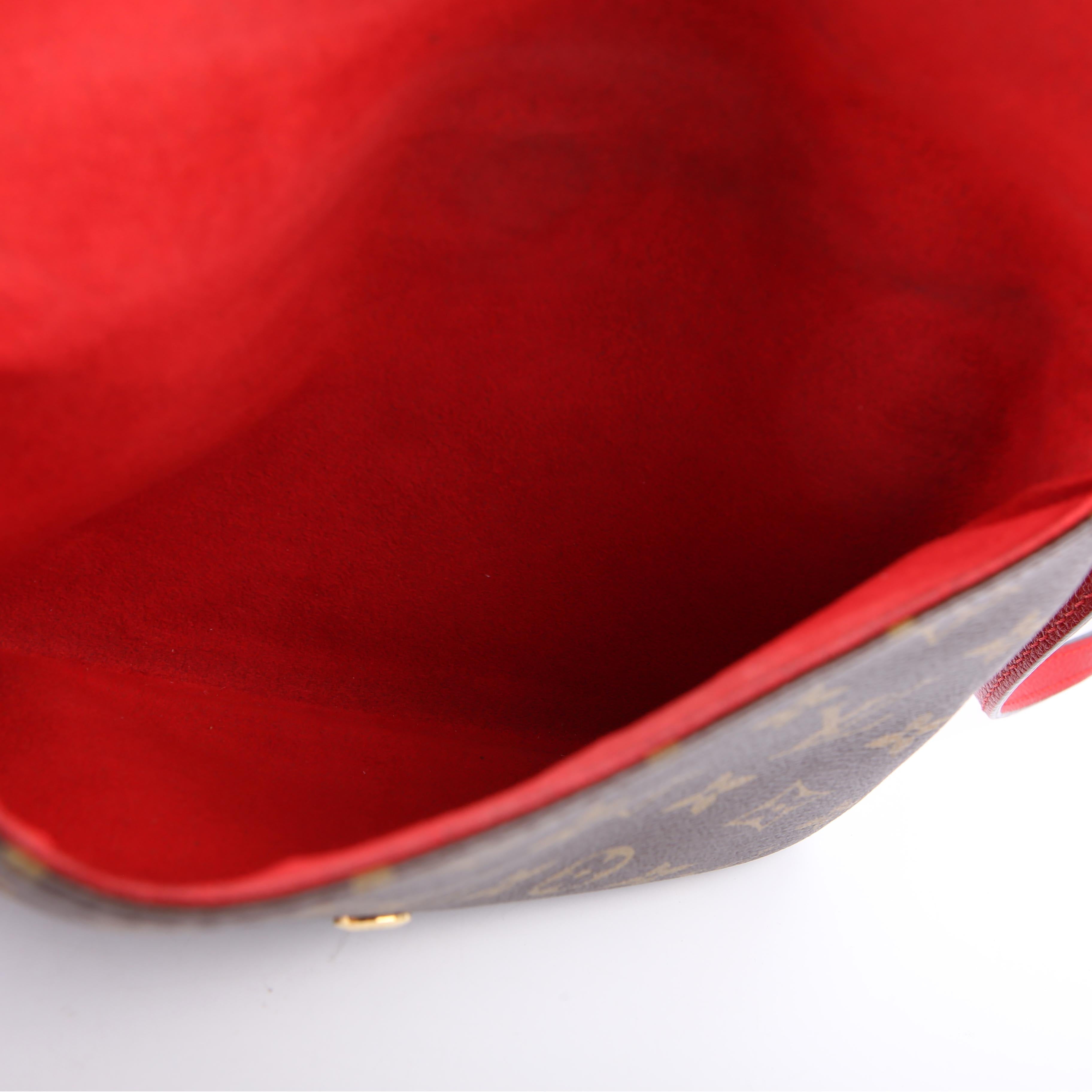 Pochette Twice Monogram Red