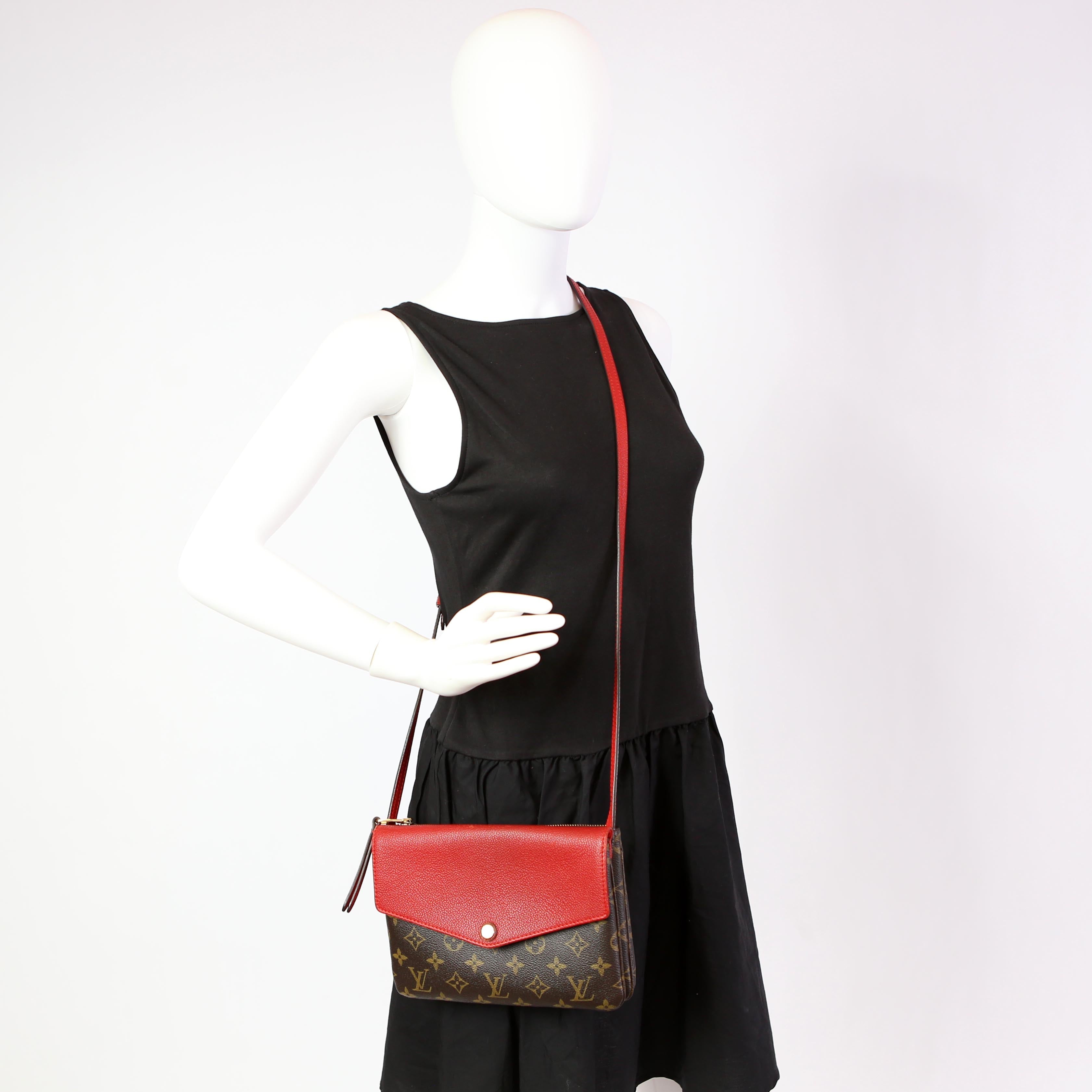 Pochette Twice Monogram Red