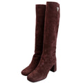 Suede Knee High Boots Size 38.5