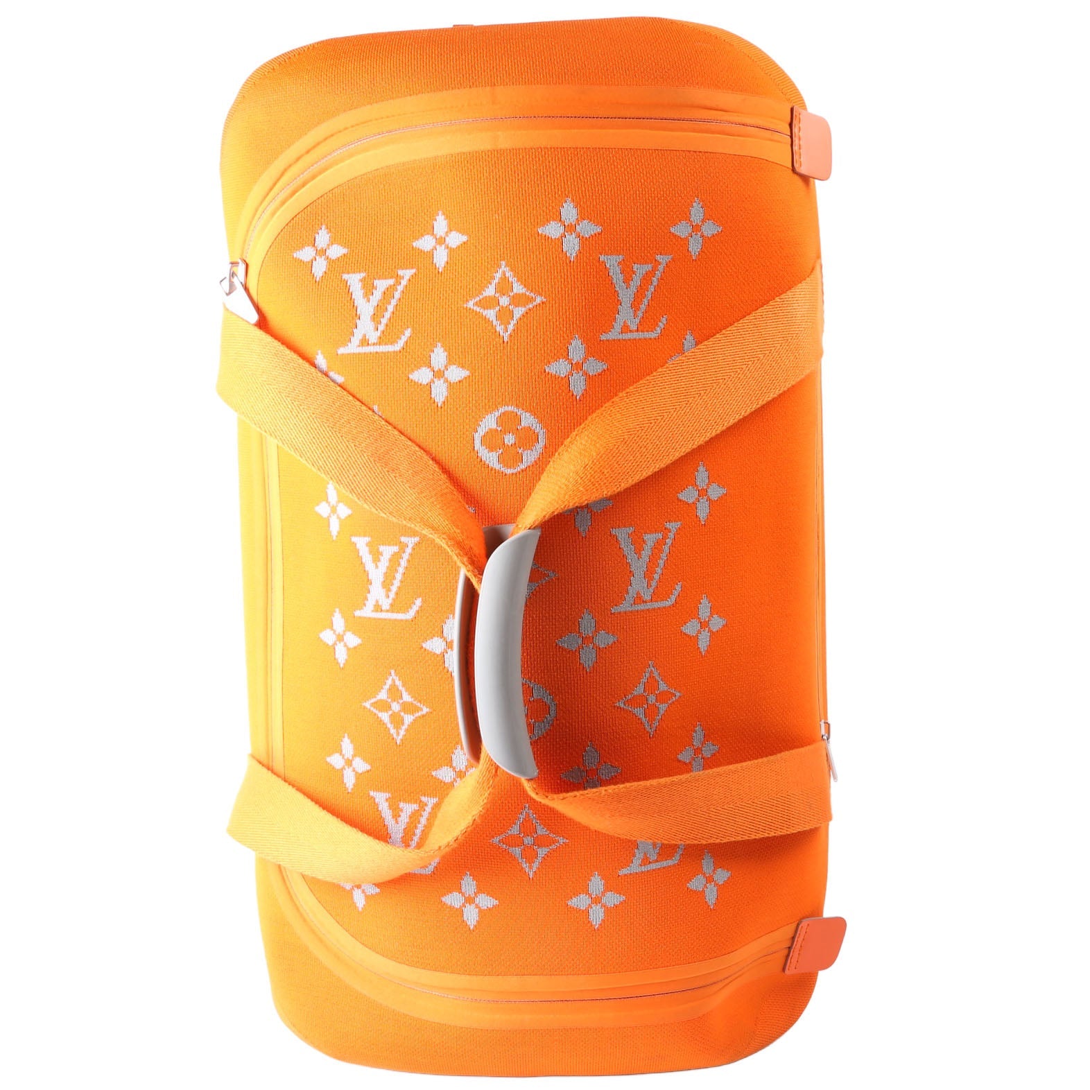 Horizon 55 Soft Duffle Knit Monogram Orange