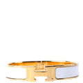 Clic Clac Narrow PM Bracelet Gold/White
