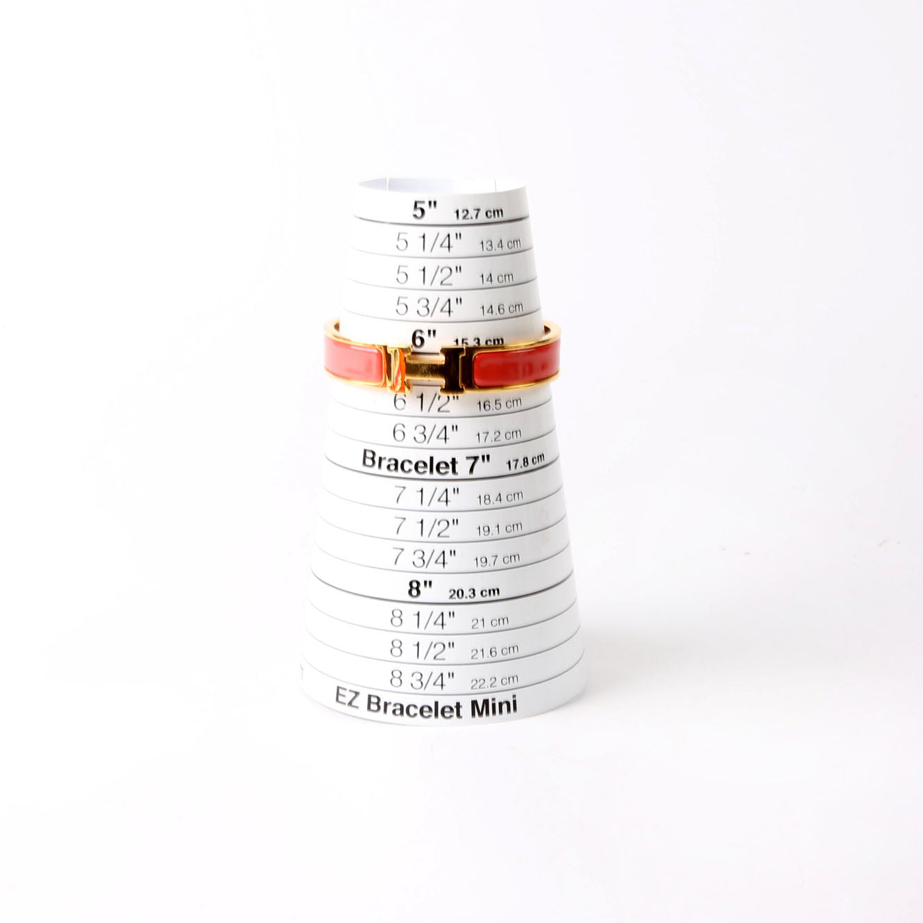 Hermes Clic Clac Narrow PM Bracelet Gold/Coral
