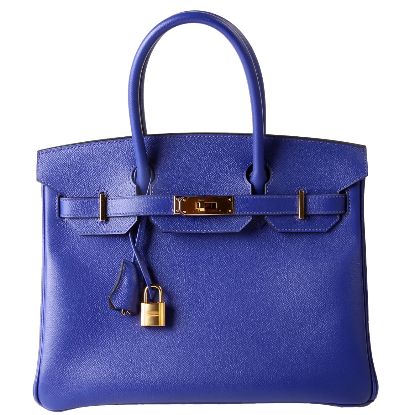 Birkin 30 Epsom 2018 Blue Electrique