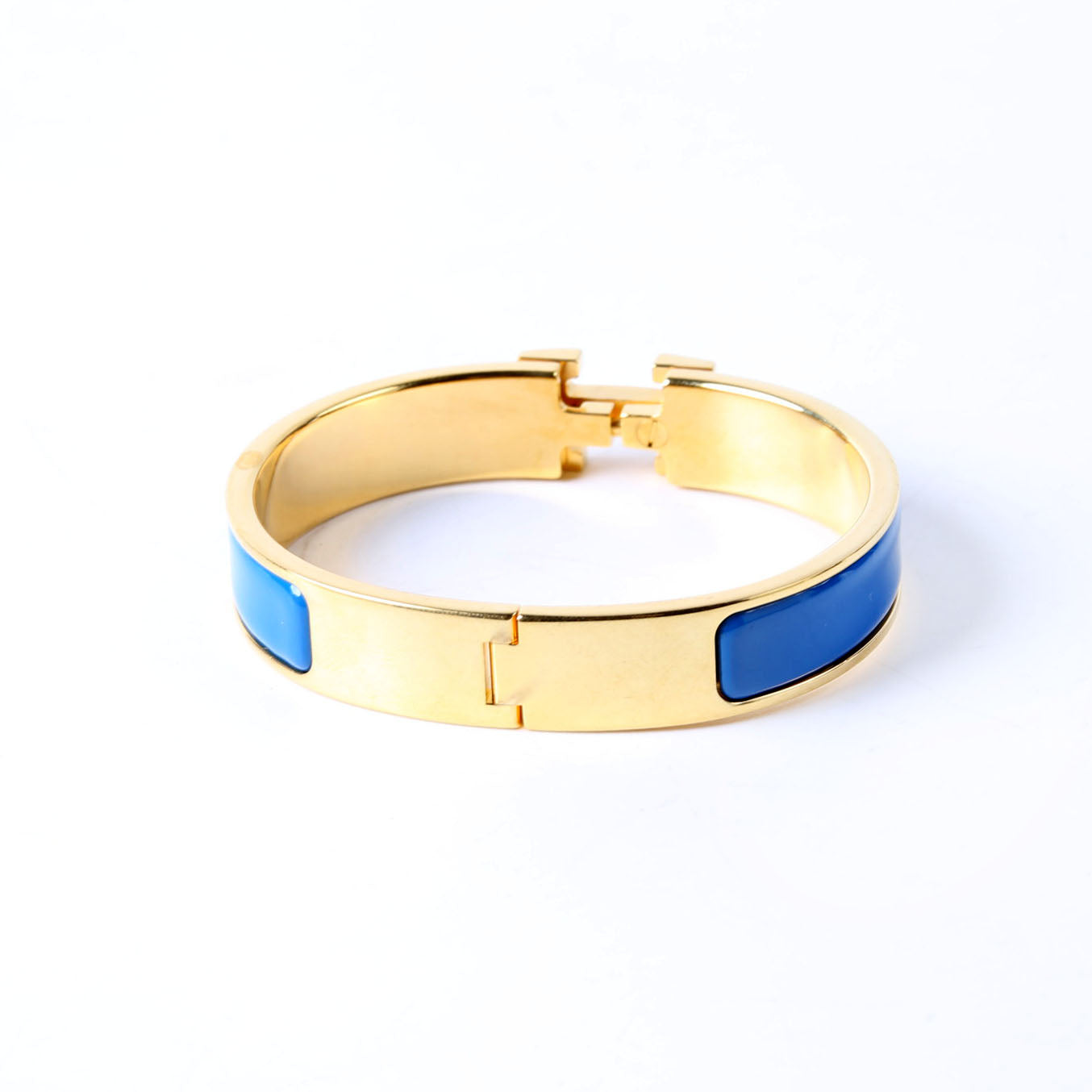 Clic Clac Narrow PM Bracelet Gold/Blue