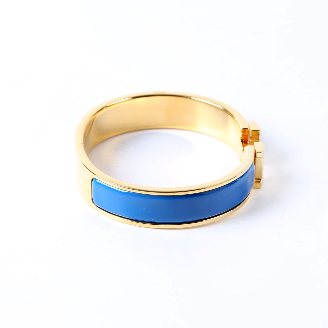 Clic Clac Narrow PM Bracelet Gold/Blue