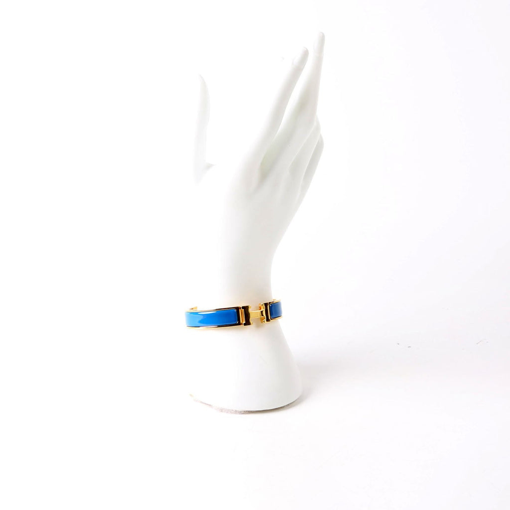 Clic Clac Narrow PM Bracelet Gold/Blue