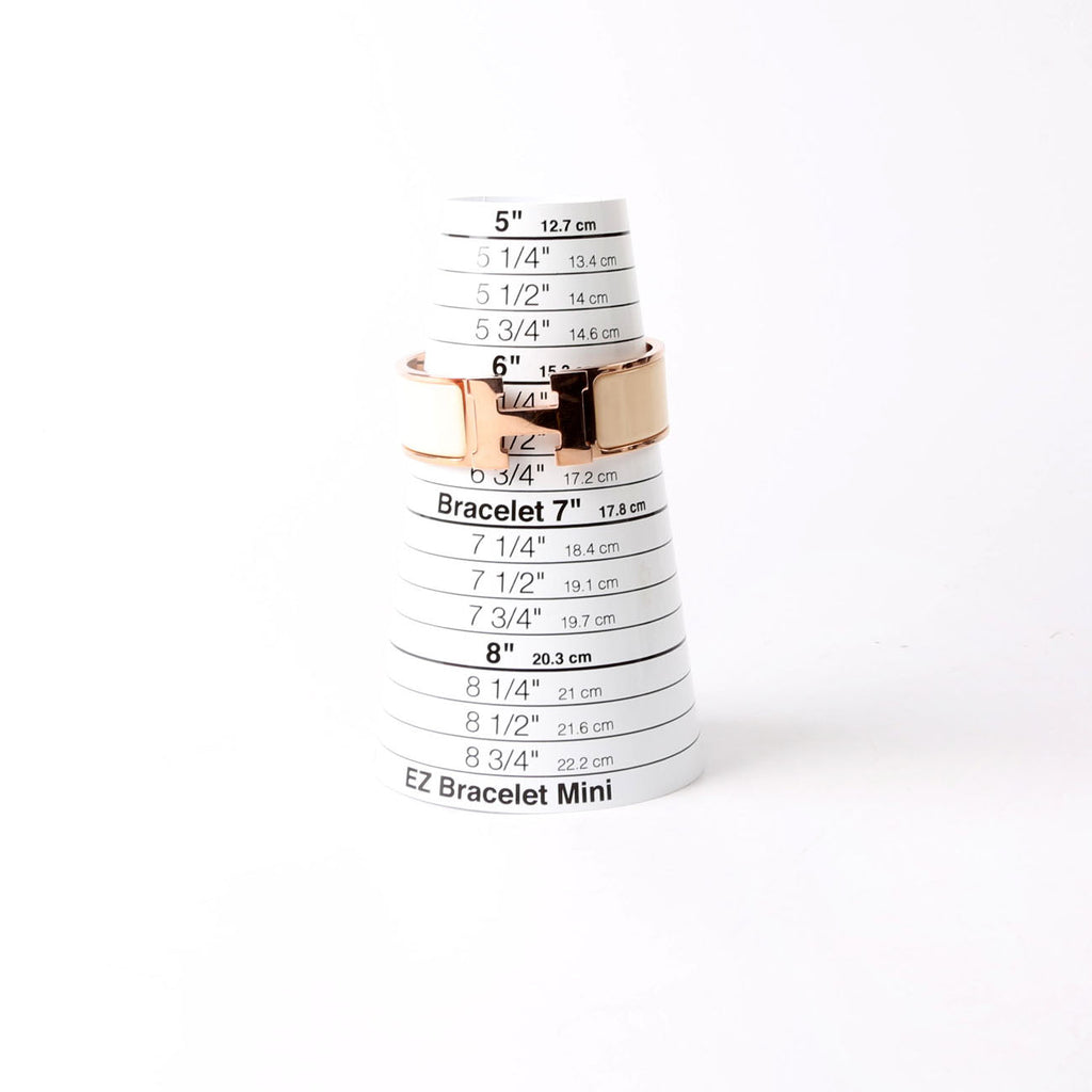 Clic Clac Wide PM Bracelet Gold/Cream