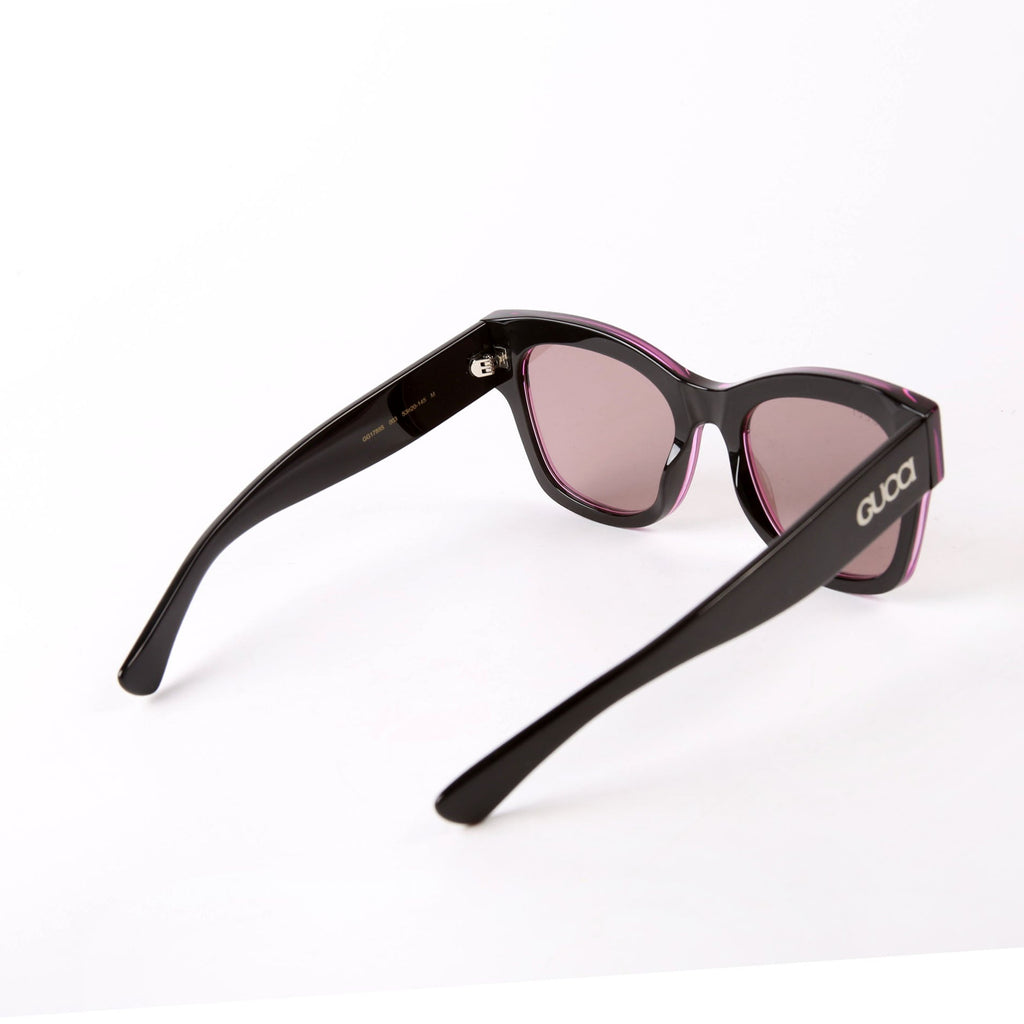 Gucci GG1789S Butterfly Sunglasses Black/Purple