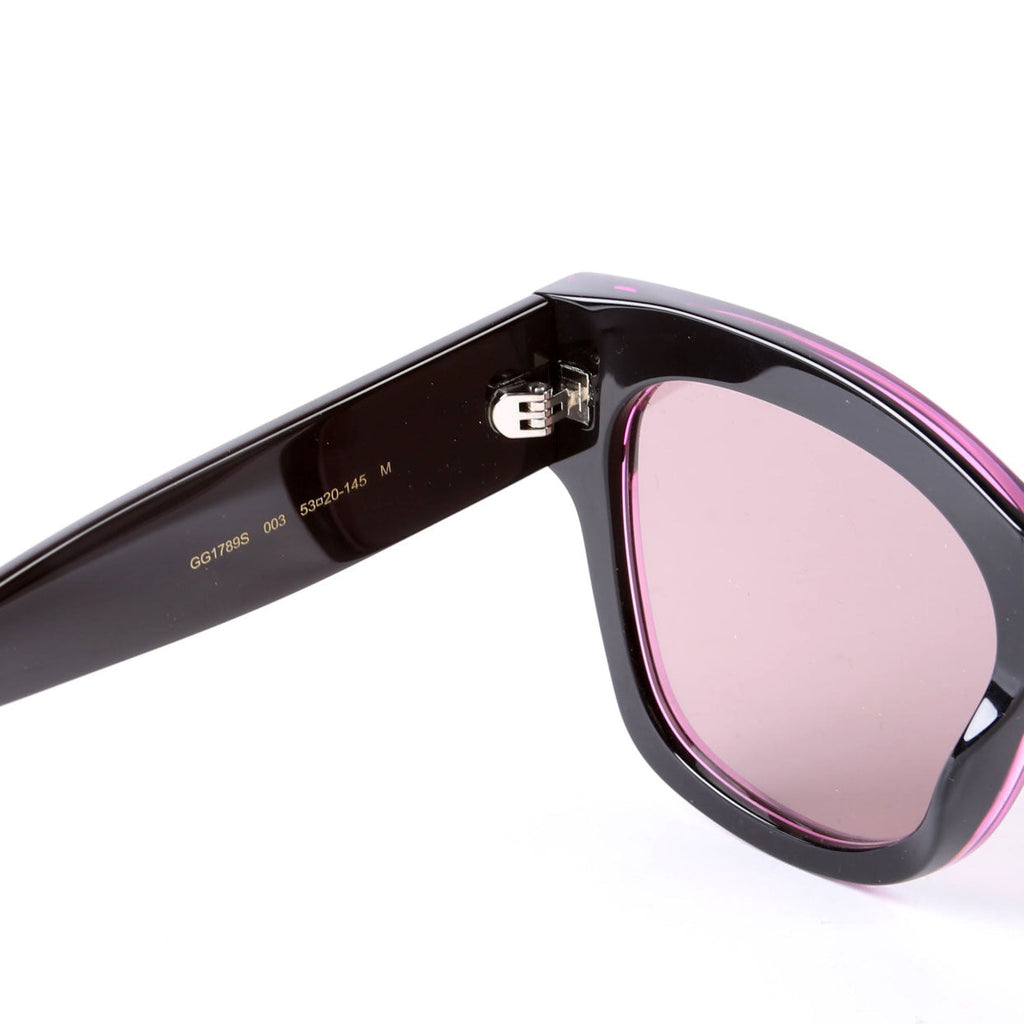Gucci GG1789S Butterfly Sunglasses Black/Purple