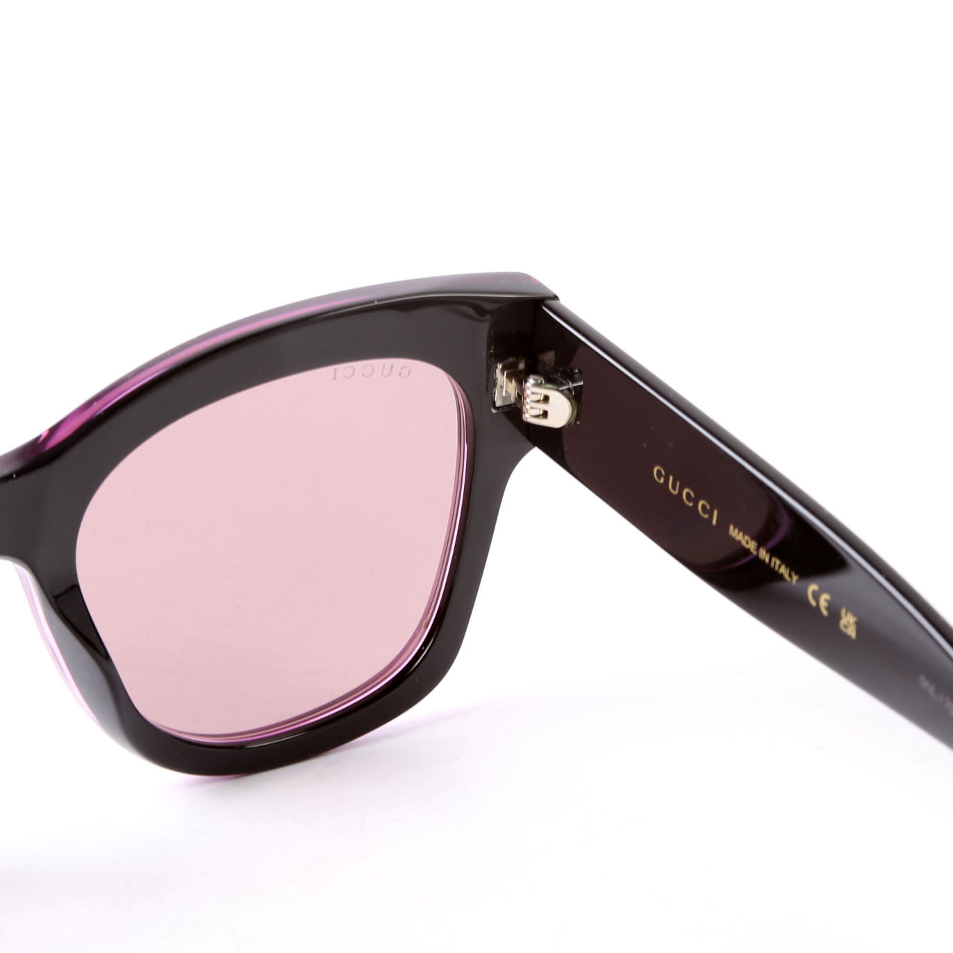 Gucci GG1789S Butterfly Sunglasses Black/Purple
