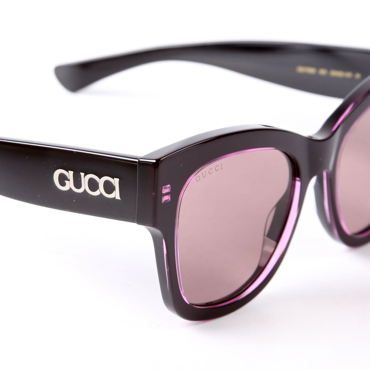 Gucci GG1789S Butterfly Sunglasses Black/Purple