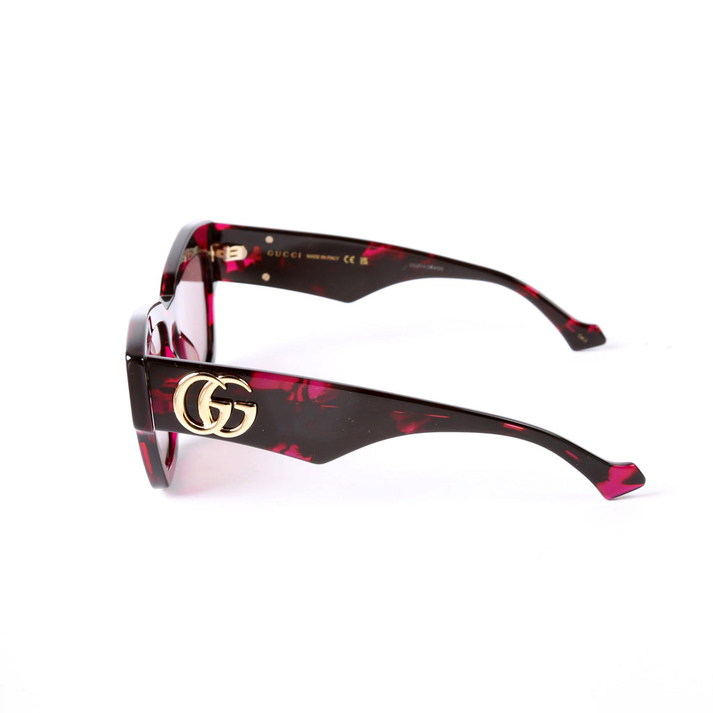 Gucci GG1422S Cat Eye Sunglasses Black/Pink