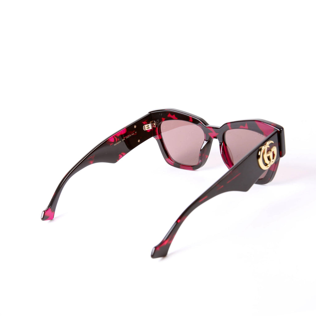 Gucci GG1422S Cat Eye Sunglasses Black/Pink