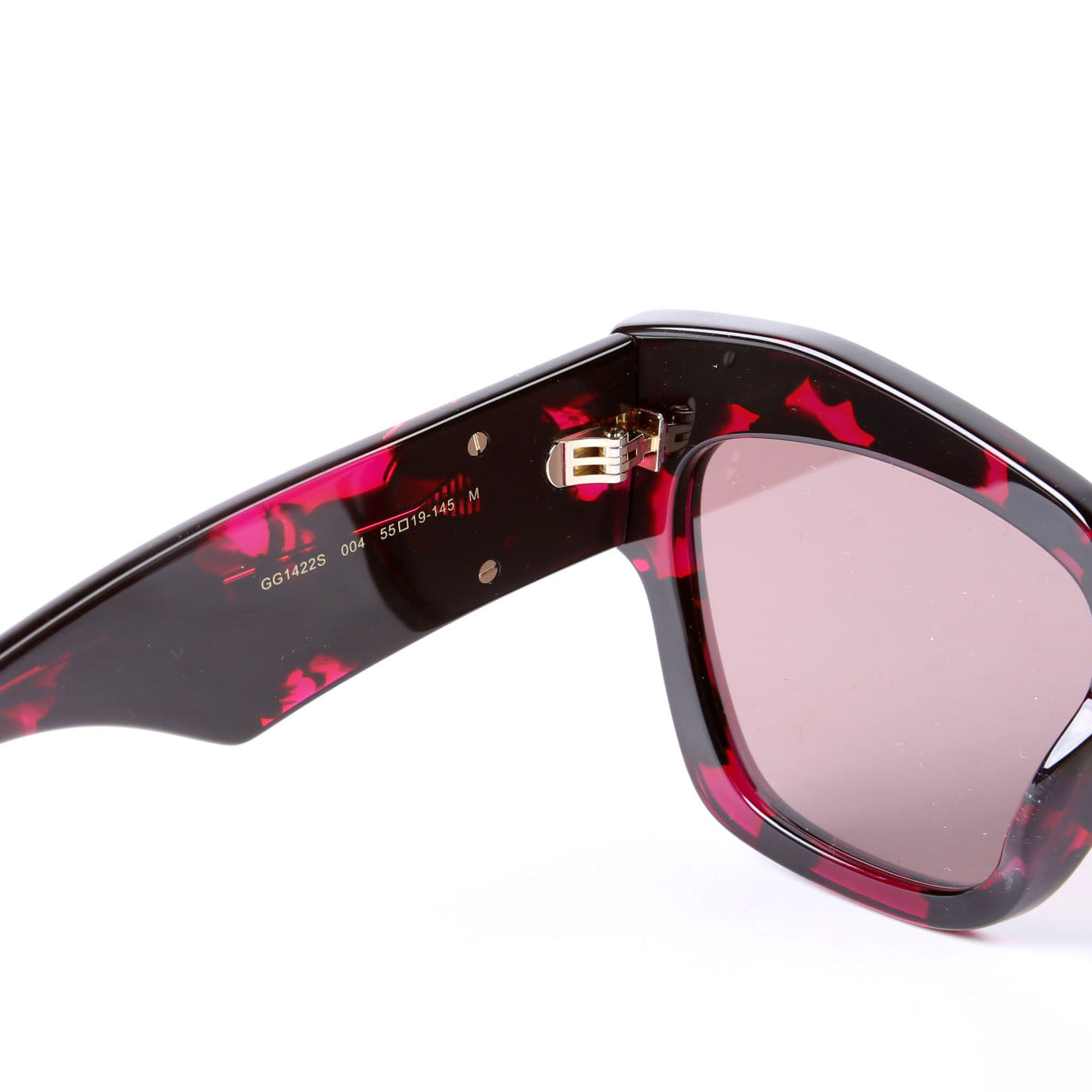 Gucci GG1422S Cat Eye Sunglasses Black/Pink