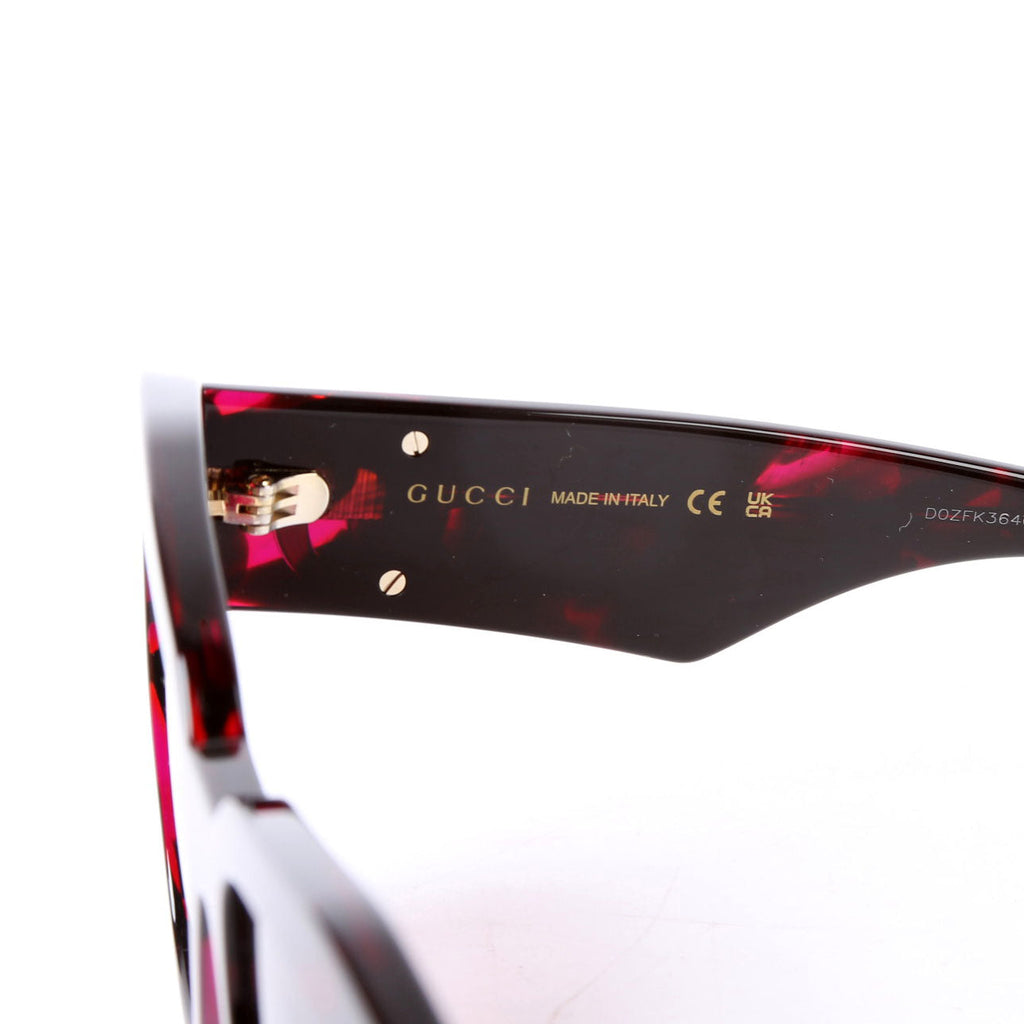 Gucci GG1422S Cat Eye Sunglasses Black/Pink