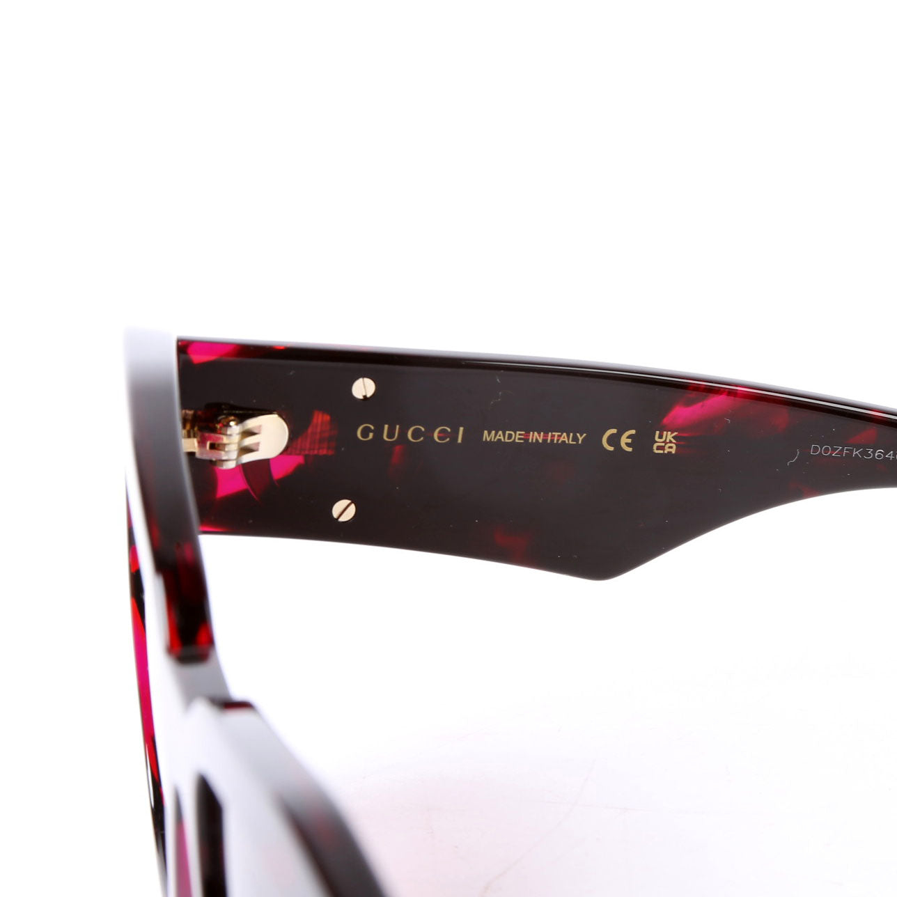 Gucci GG1422S Cat Eye Sunglasses Black/Pink