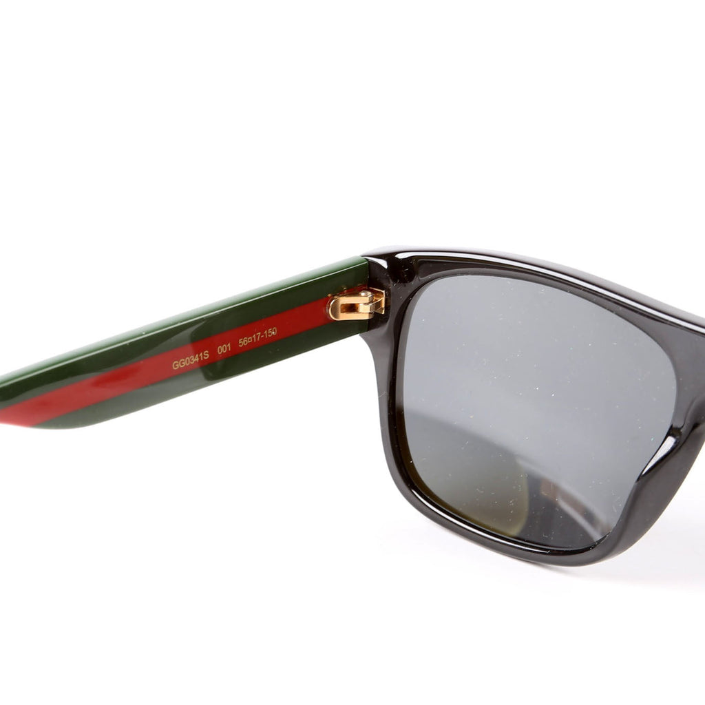 Gucci GG0341S Acetate Sunglasses Black/Multicolor