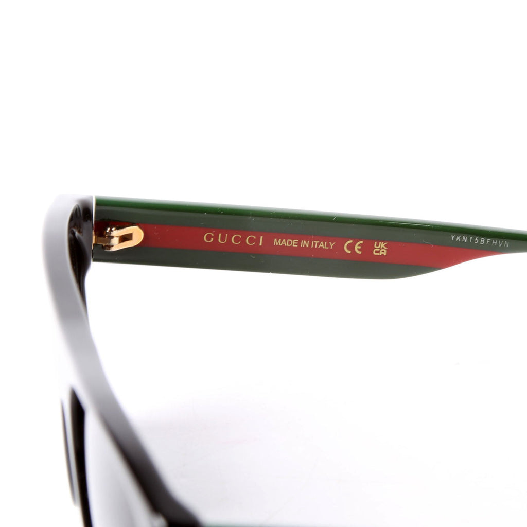 Gucci GG0341S Acetate Sunglasses Black/Multicolor