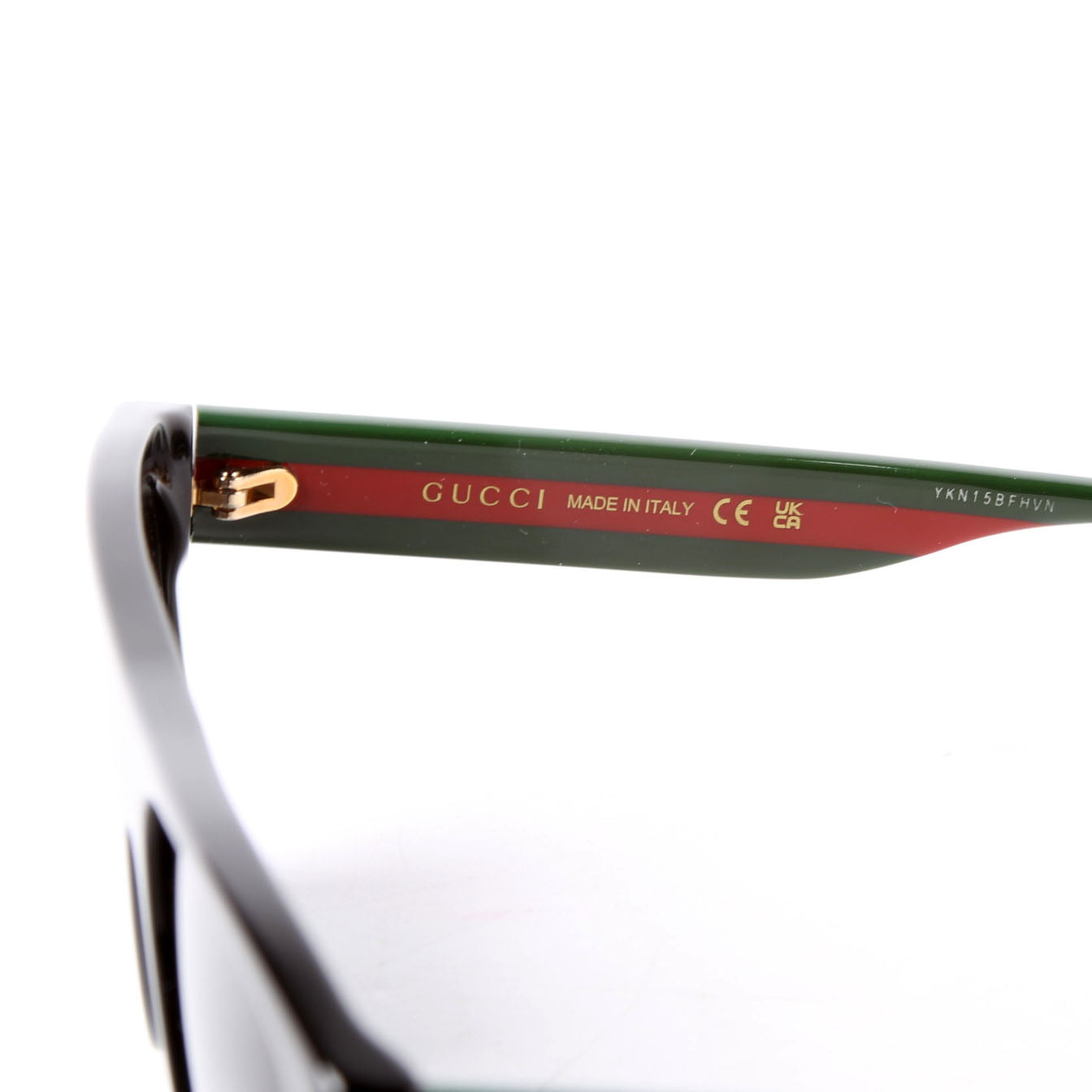 Gucci GG0341S Acetate Sunglasses Black/Multicolor