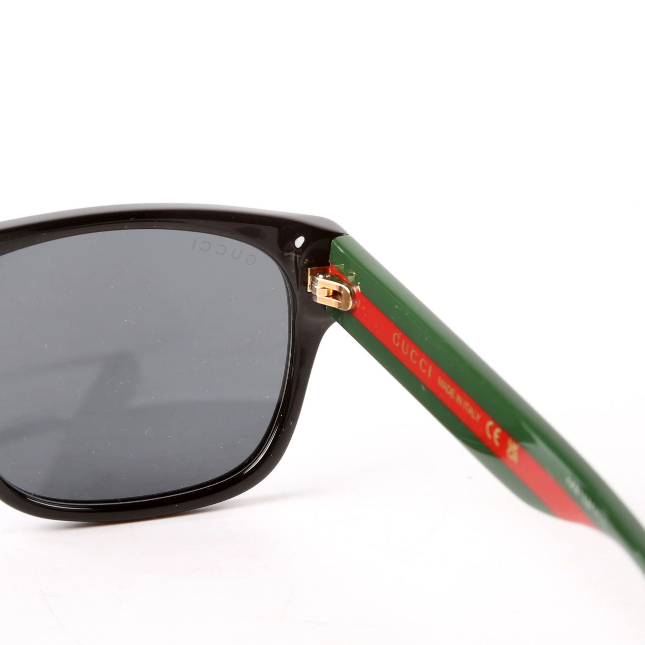 Gucci GG0341S Acetate Sunglasses Black/Multicolor