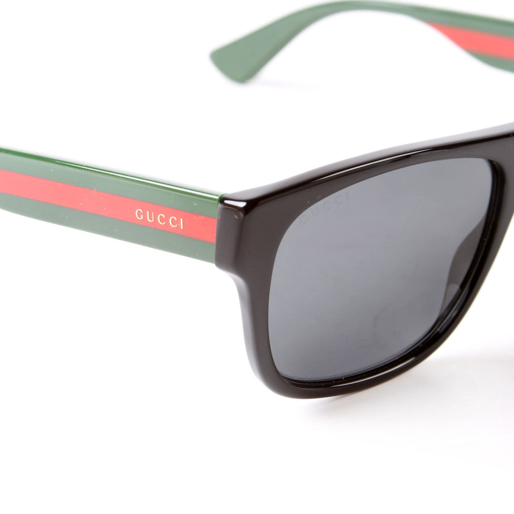 Gucci GG0341S Acetate Sunglasses Black/Multicolor