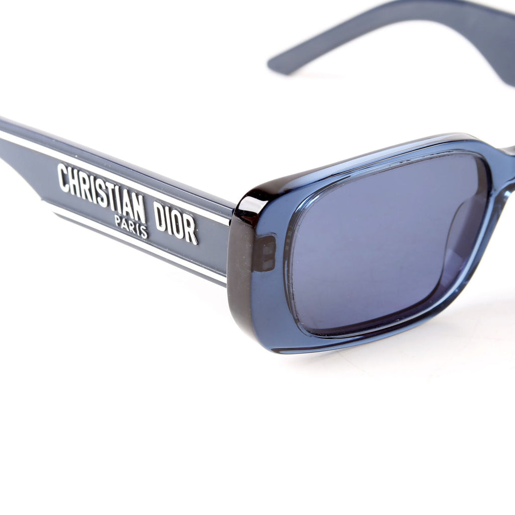 Dior Wildior S2U Rectangle Sunglasses Blue