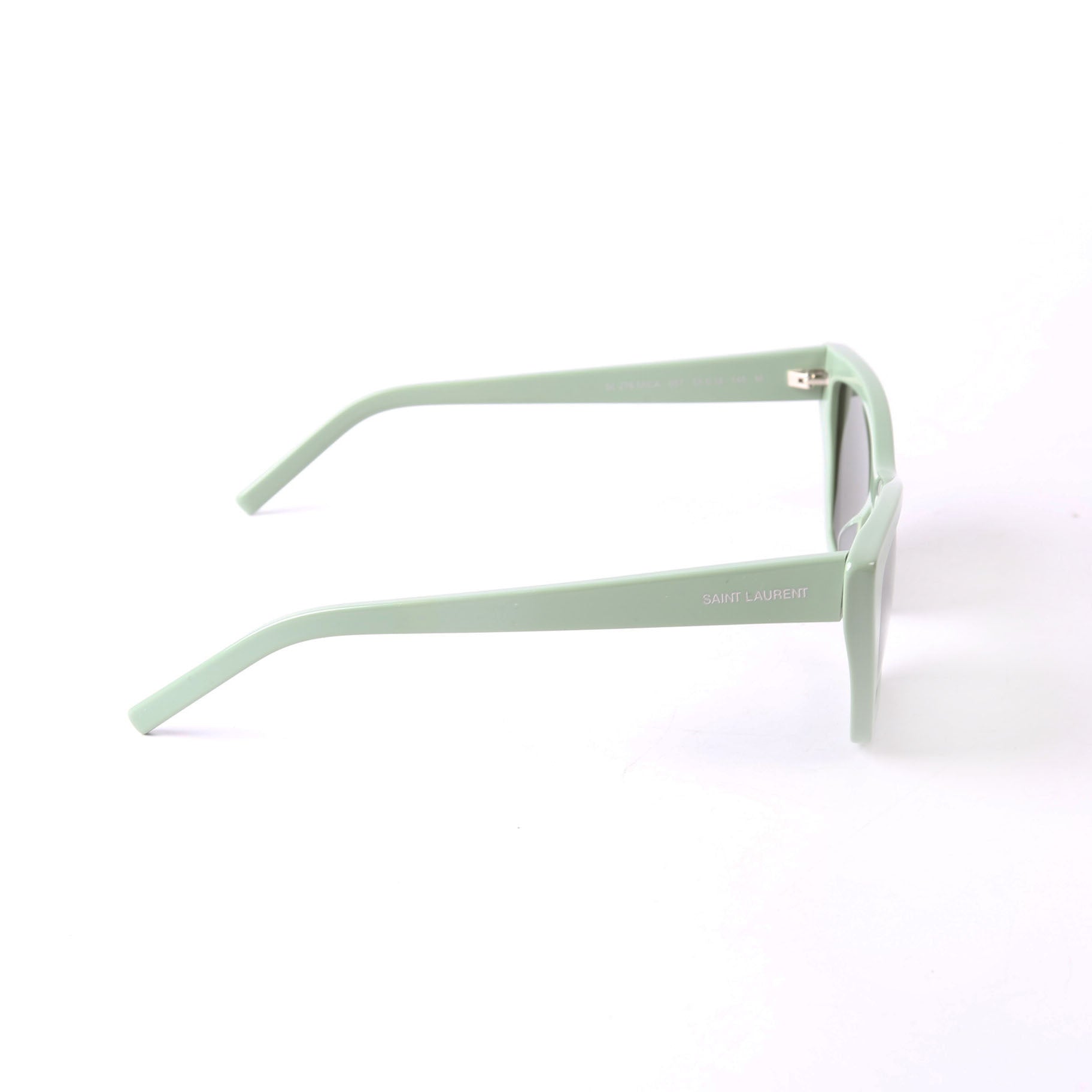 SAINT LAURENT SL276 Mica Cat Eye Sunglasses Green