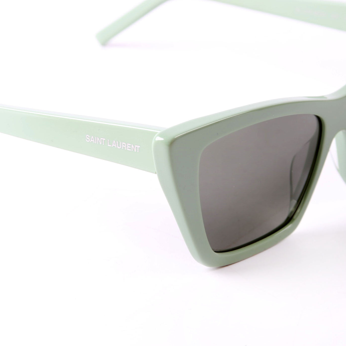 SAINT LAURENT SL276 Mica Cat Eye Sunglasses Green