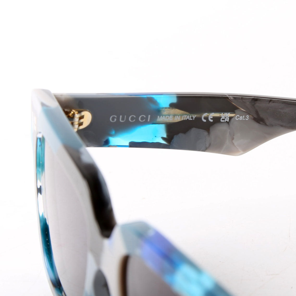 Gucci GG1626S Square Sunglasses Blue