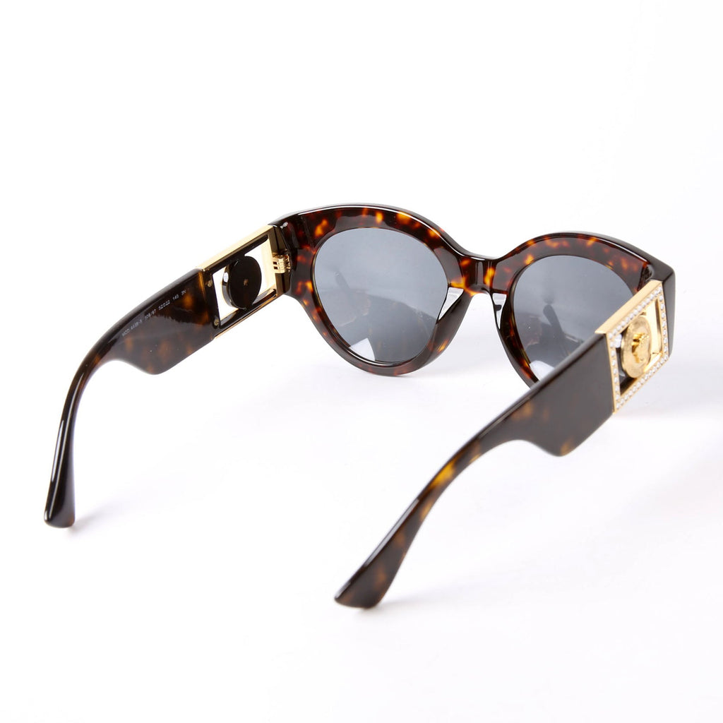 MOD4438-B Medusa Cat Eye Sunglasses Brown/Gold